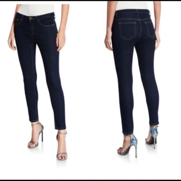 Michael Kors Dark Rinse Skinny Jean - Picture 2 of 16